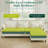 4-Piece 110.6" Chenille Modular Upholstered Sectional Sofa Deep Seat Cloud Couch With Ottoman-1344399048