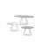 Glass Swivel Extending Dining Table-1954415487