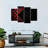 Avery Red Black Abstract-106052369