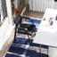 Chaise de salle d'attente empilable en filet