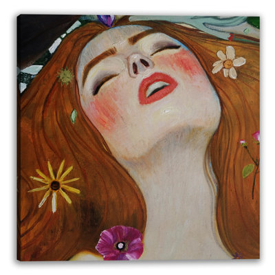 Floral Reverie, reproduction de peinture à l'huile sur toile tendue