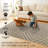  Monzote Faux Jute Aria Double-Diamond Natural Rectangle 5' X 7' Washable Area Rug