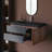 48" Wall-Mounted  Bathroom Vanity With Integrated Solid Surface Basin