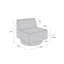 Fauteuil d'appoint pivotant rembourré Mirash-740324131