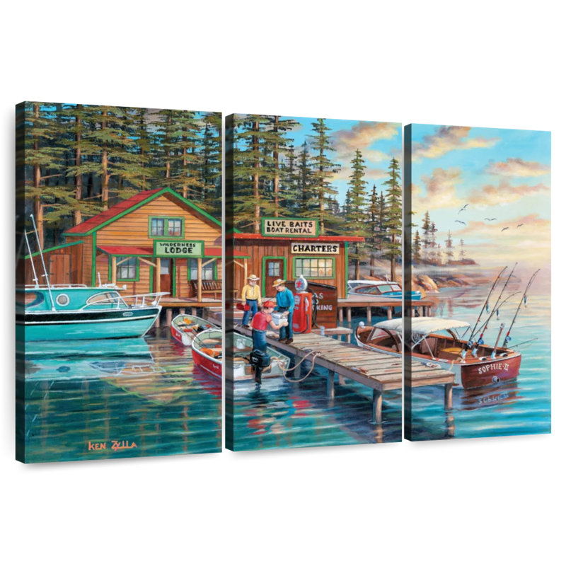 Mehar Rainy Lake Lodge, H 20 po x l 33 po