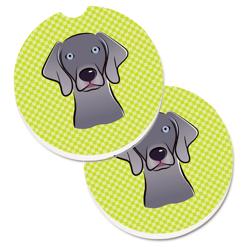 Sous-verre Retriever, Vert lime, Weimaraner