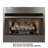 Danny Black Fireplace Insert-2115237950