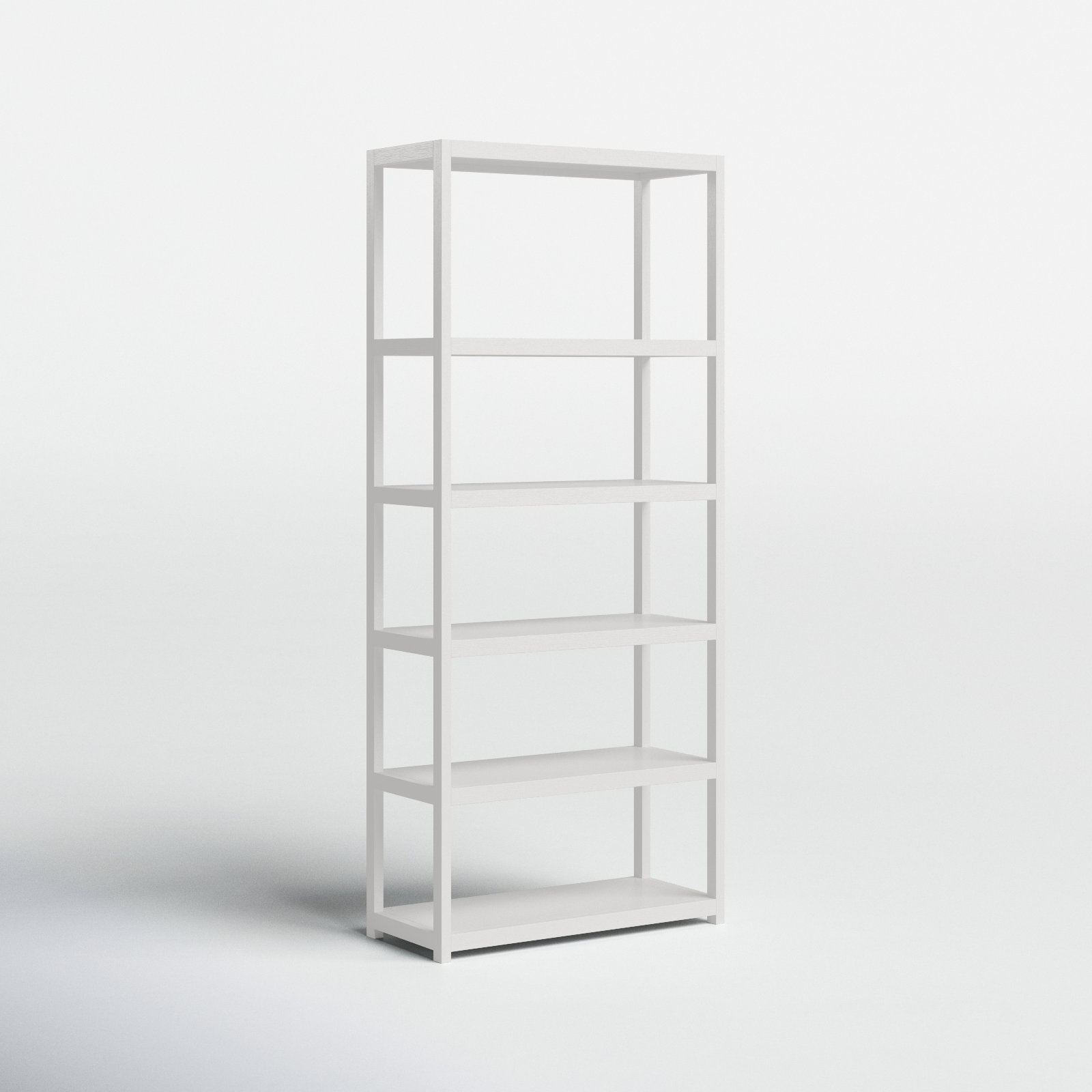 Elin 30" Acacia Bookcase, White