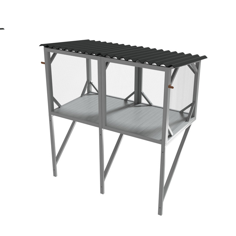 Wooden - Offers A And Enjoyable Spot For Cats Cat Perch Allows To Enjoy Sunlight Safely