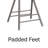 Heavy Duty 24-Inch Counter-Height Bar Stools with 225 Pound Capacity, Grey-383833813