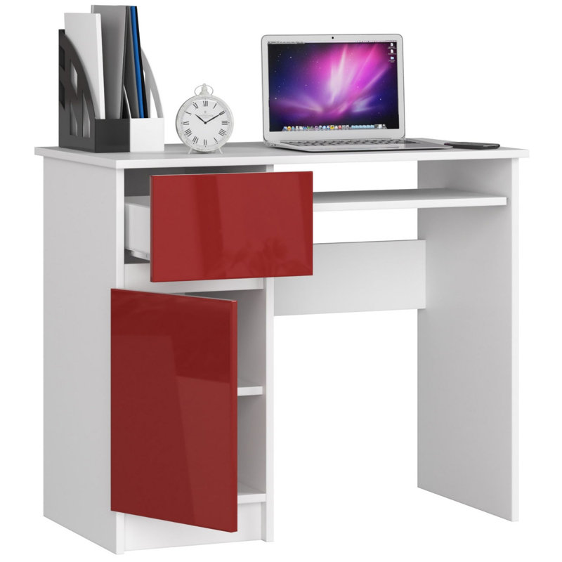 Srinithi Desk, Red, Left