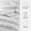 Ensemble d'édredon réversible en duvet à rayures-1776285793