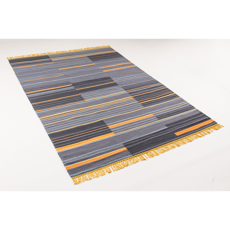 Turk Geometric Hand Woven Area Rug, Rectangle 200 x 290cm
