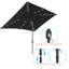 Parasol de marché rectangulaire éclairé 120 po x 78 po Dorando-243047134