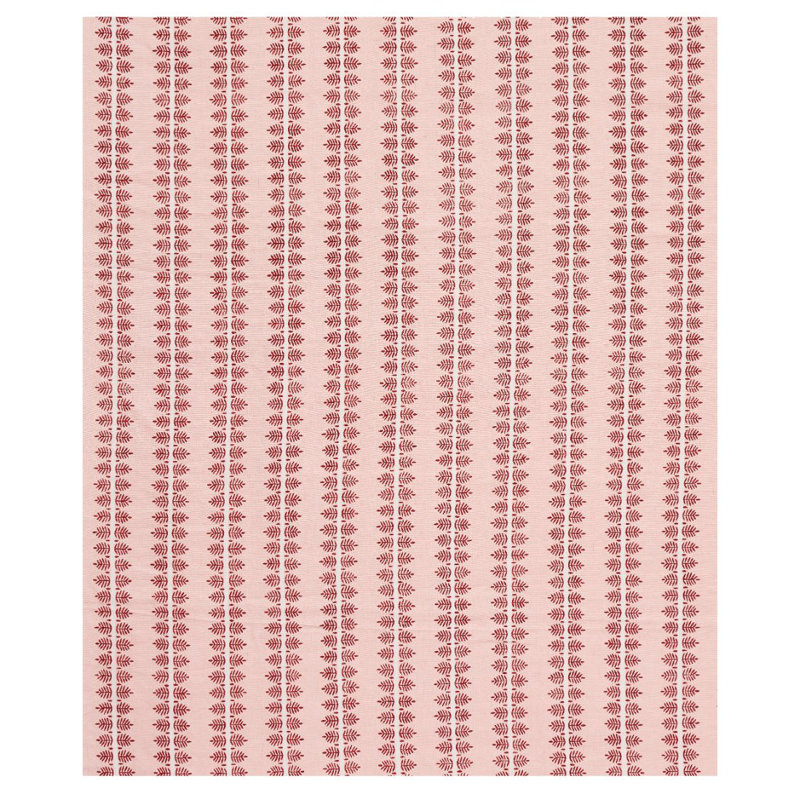 Alva Hand Block Print Fabric, Blush