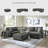 Edenfield Upholstered U-Shaped Sectional-87462783-82261096