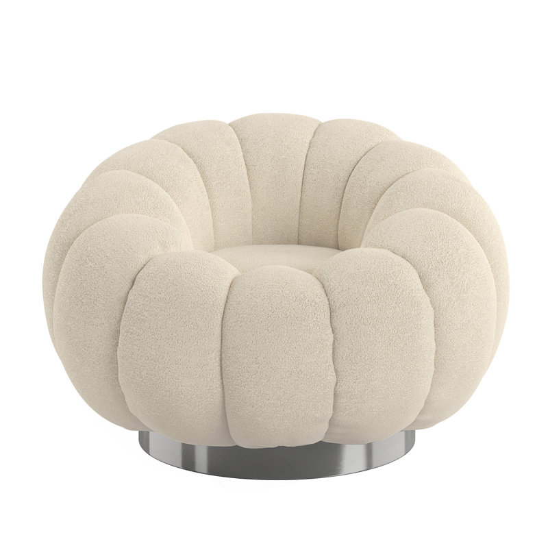 Fauteuil d'appoint pivotant Pumpkin