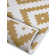 Reversible Flatweave Ocher/Ivory Rug