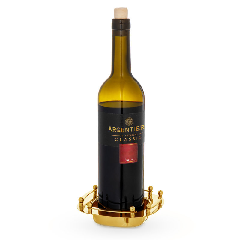 Suspension Wine Coaster, Gold