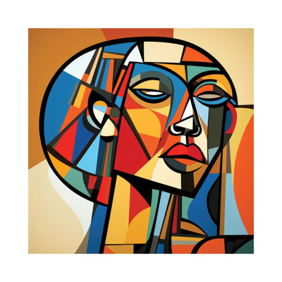 Cubism Tanzanian Woman I - Wall Art Print - Wrapped Canvas