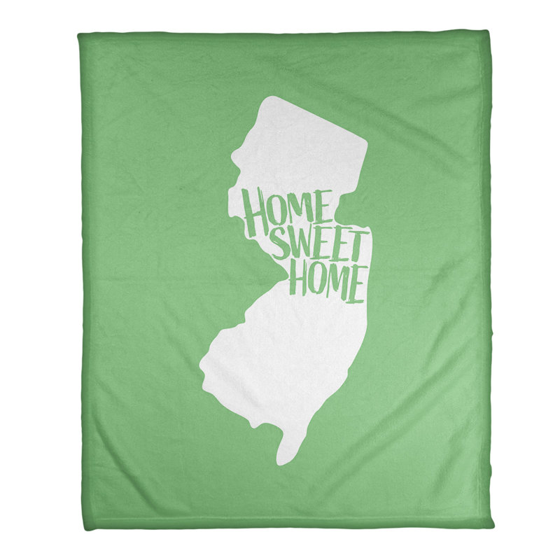 Jeté polaire new jersey the home, l 52,5 po x L 62,5 po, Vert