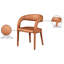 Chaise en similicuir Sylvester-1788655811