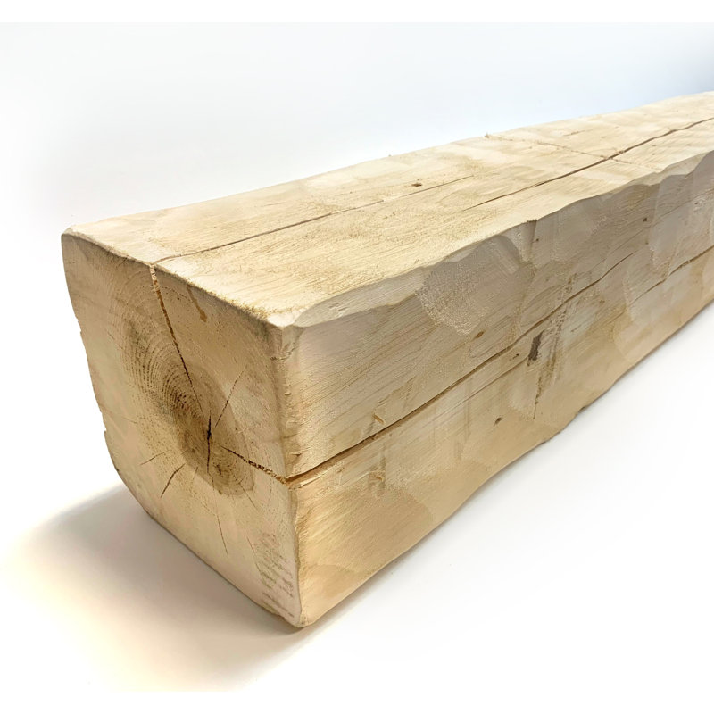Wilson Barnwood Fireplace Shelf Mantel, 48", Natural