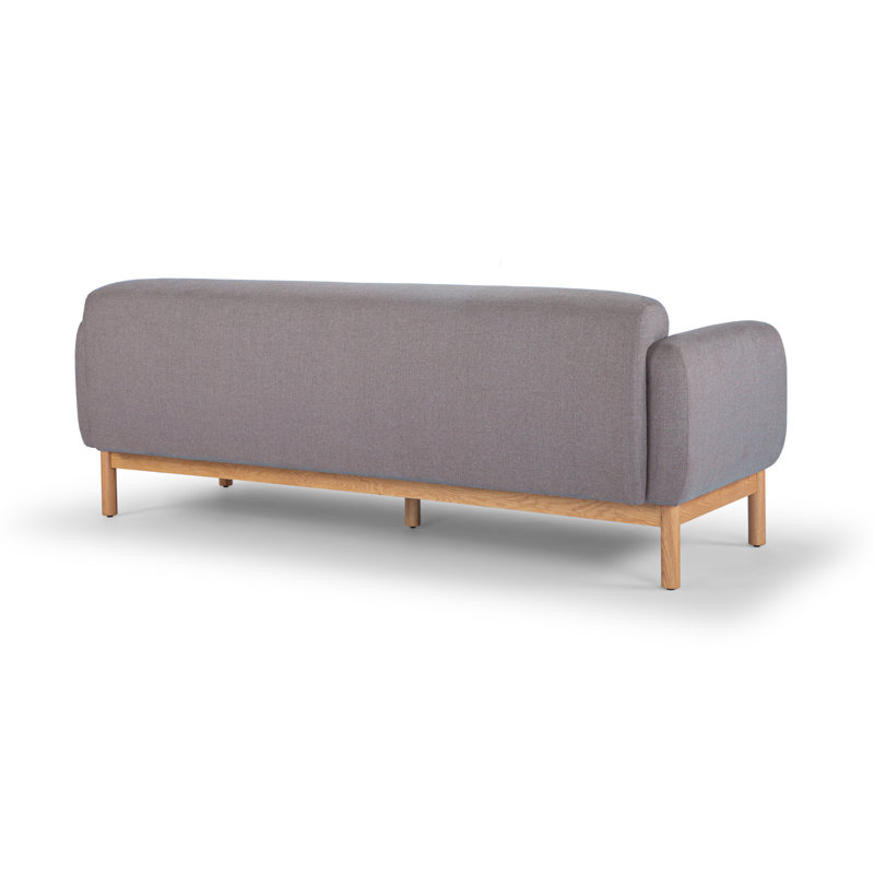 Tulum Sofa, 87" W, Metro Gray Linen Blend