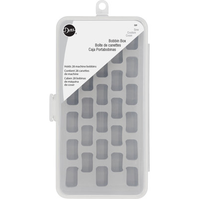 Dritz Bobbin Box, Stores 28 Bobbins