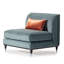 La Francaise 39'' Wide Slipper Chair-661191287