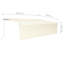 Dakota Fields 500cm W x 300cm D Fabric Cover Retractable Patio Awning-953589937