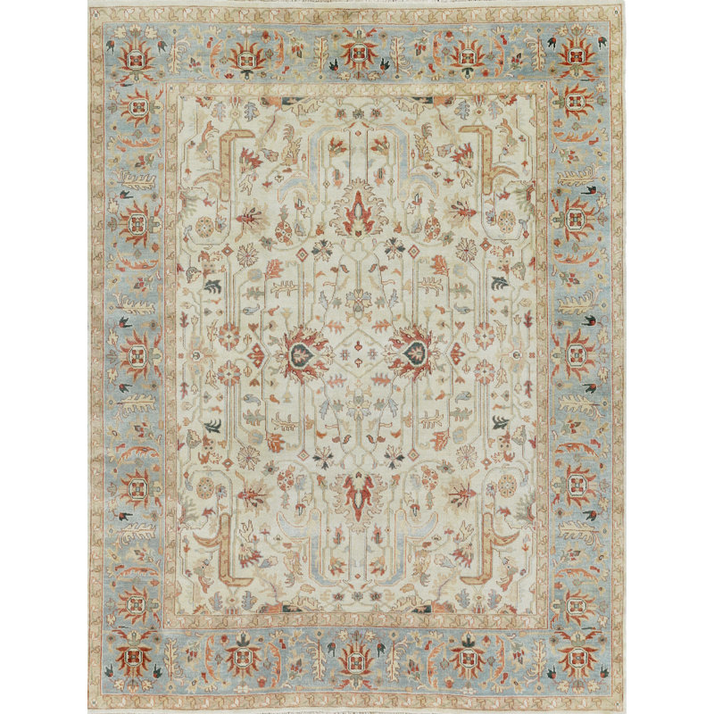 Antique Weave Serapi Wool Oriental Area Rug, Rectangle 9' x 12'