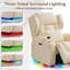 Fauteuil inclinable électrique zéro chaleur avec ensemble chauffant et massant de 2 fauteuils inclinables rembourrés pour salon de cinéma maison avec 3 lumières à DEL latérales / porte-gobelets / port USB et type C-1741744306