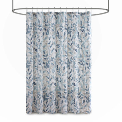 Botanical Printed Shower Curtain 1PCS