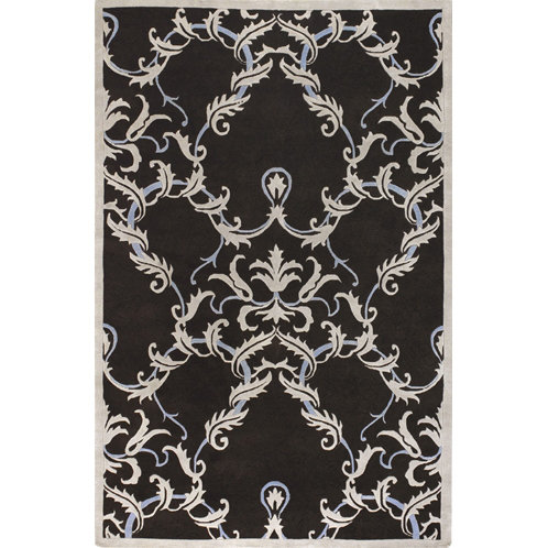Tapis décoratif floral bowersville, Rectangle 5 pi x 8 pi