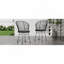 TAVON CHAIR, 2PCS avec 2 coussins, gris