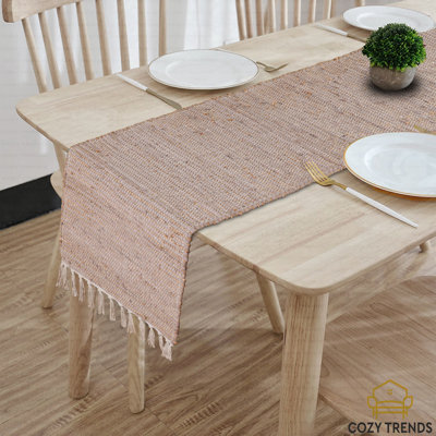 Chemin de table 100% coton Accie