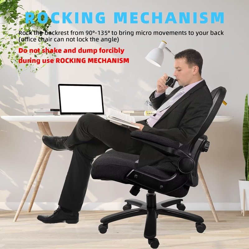 Grande chaise de bureau ergonomique Mangran 500 lb
