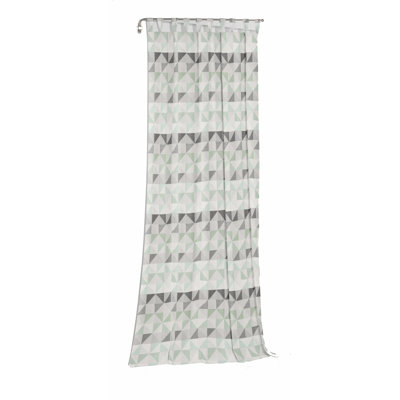 Berlare Cotton/Polyester Room Darkening Tab Top Curtain Panel