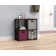 30.55" H x 30.2" W Steel Frame 4-Cube Bookcase
