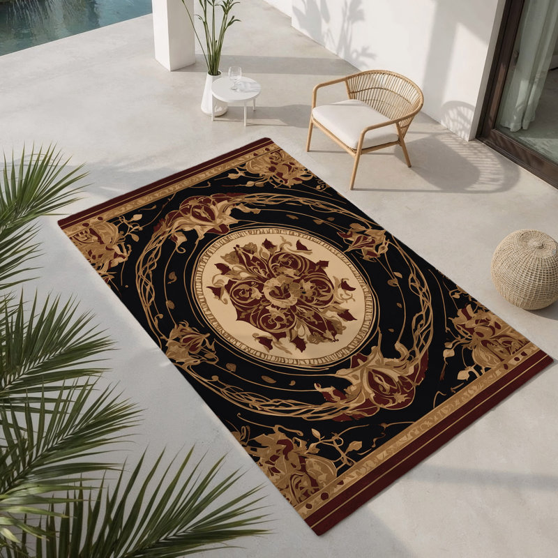 Tapis intérieur et extérieur Celestial Arch, Rectangulaire 8 pi x 10 pi