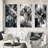 " Tropical Ginkgo Leaves " 3 Piece Art Graphic Art Set-834897729-834897723
