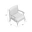 Fauteuil l 31 po Arleen