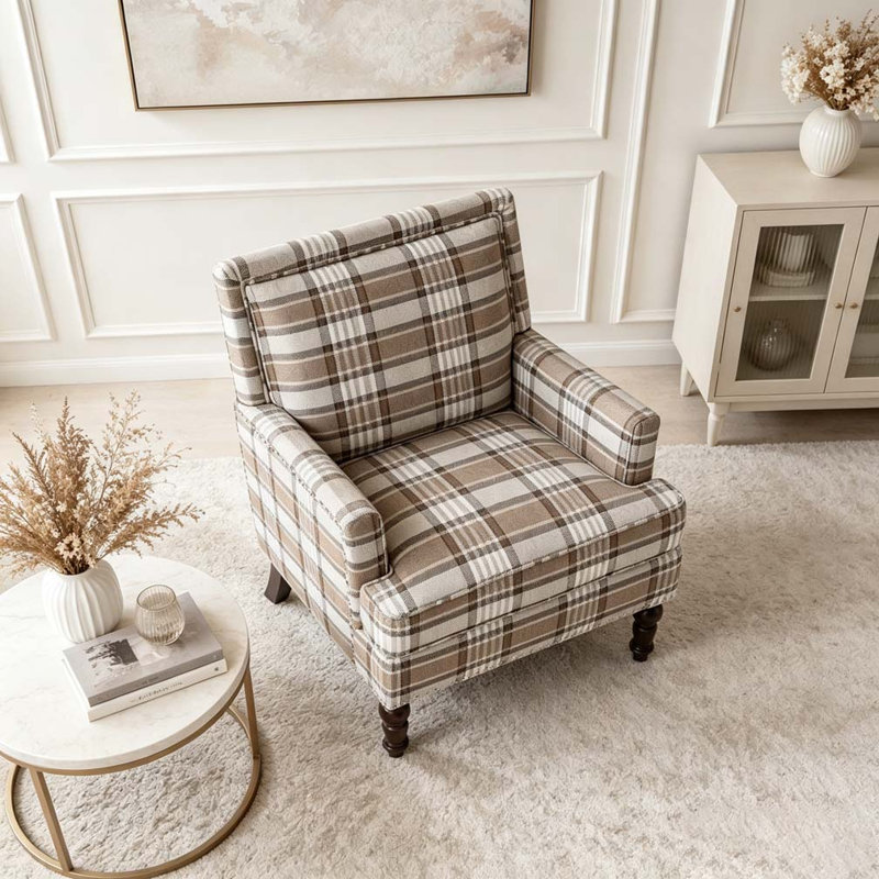 Chaise d'appoint rembourrée, Coffee