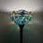 Harre Tiffany Torch Floor Lamp Stained Glass Dragonfly LED Bulb Included 12"W*12"D*66"H