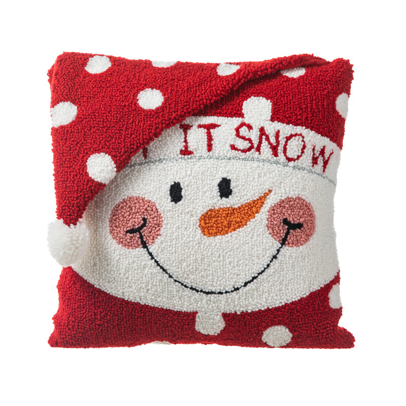 Embroidered Throw Pillow