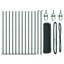 Vidaxl Hexagon Fence Green Steel-114621417