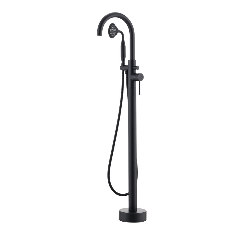 Tub Filler with Diverter, Matte Black