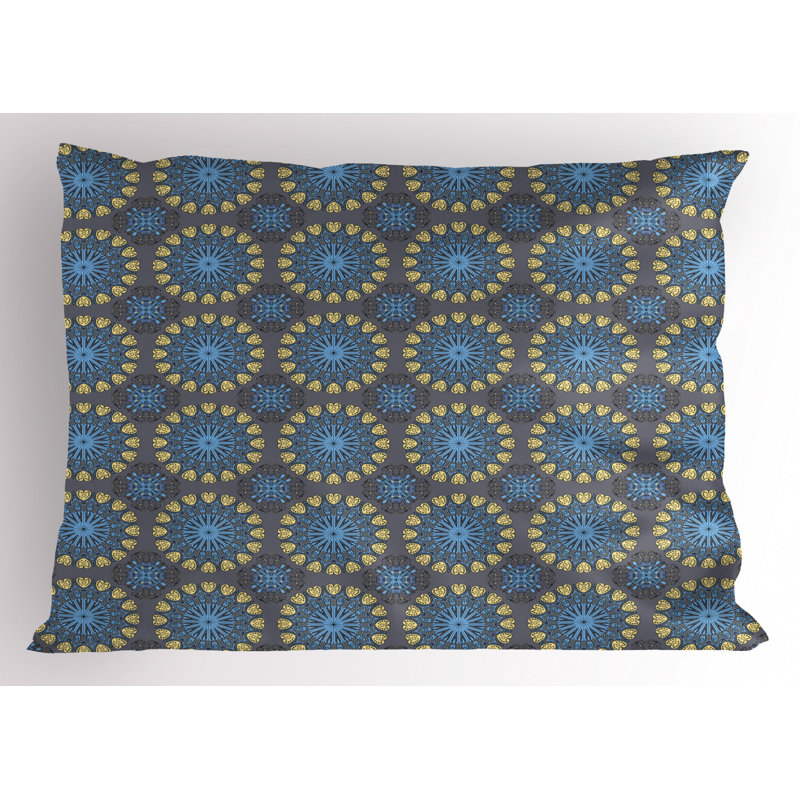 Manly Polyester Damask Sham, Twin