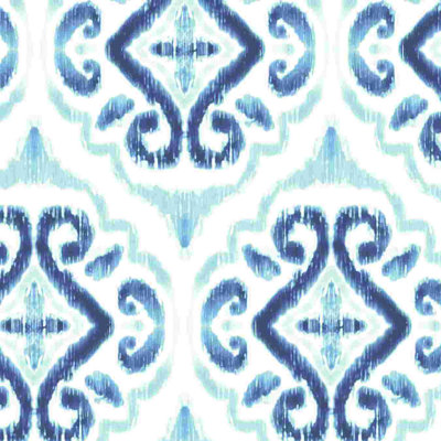 Ikat carré bleu